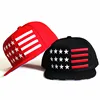 High quality acrylic stylish 3d embroidery star black red hip hop snapback caps hats