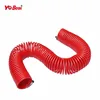 Color PU roundness air brake coil flexible hose stainless steel flexible gas tube