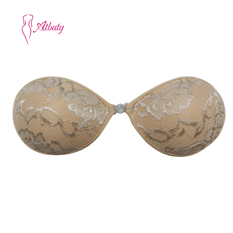 Sexy Girl Lace Hot Adhesive Strapless Push Up Xxx Sexy Bra Picture