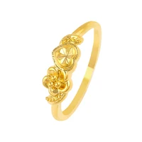 

xuping ally express cheap wholesale ring,24k gold plated brass alloy wedding ring