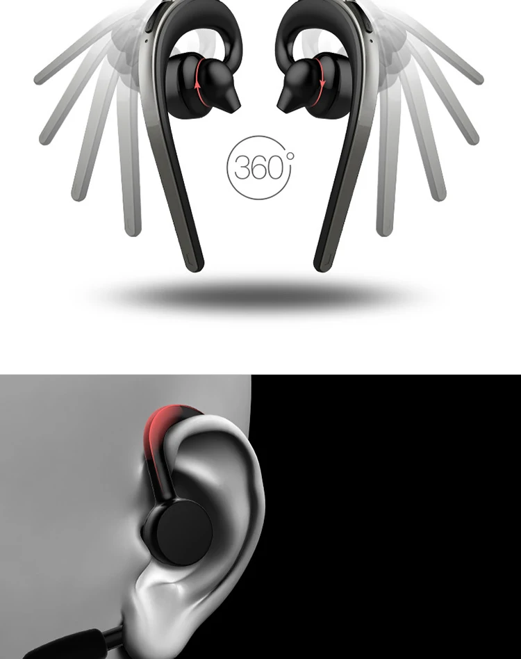 Portable Earphones Wireless Sports Earphone With Microphone For Sports - ANKUX.COM