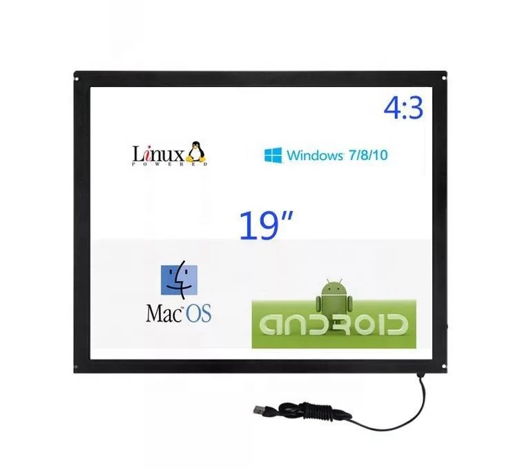 15/17/19/21.5/22/23.6 inch infrared touch screen ir touch frame for Queuing machine Outdoor waterproof, anti-jamming, anti-light
15/17/19/21.5/22/23.6 inch infrared touch screen ir touch frame for Queuing machine Outdoor waterproof, anti-jamming, anti-light