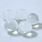Clear Little Glass Balls Solid 100mm Glass Beads Clear Glass Ball