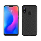 Saiboro carbon fiber soft tpu mobile phone cover case for Xiaomi Mi A2 Lite,for Redmi 6 Pro back cover shockproof