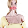 Erotic Accessories Fetish Nipple Clamp Shaking Milk Stimulation with Chain Mouth Gag Slave Game for Couple Sex toys