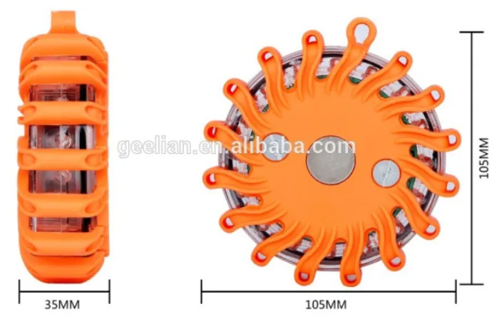 Spain V16 Long Led Chip Lifespan 9v Alkaline Battery Emergency Flashing Light New 2021