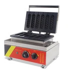 stainless steel Muffin hot dog machine hot dog waffle maker waffle making machine waffle stick maker with Ce