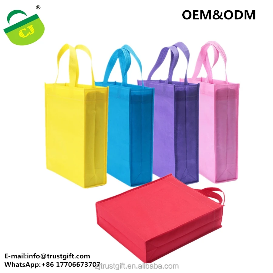 factory price shopping tote non woven bag for wholesale