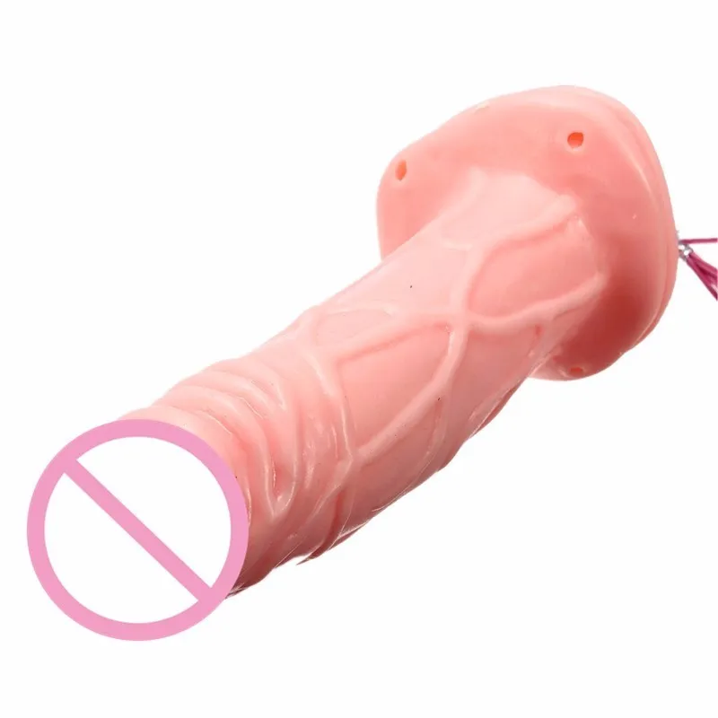 Lesbian Couples Vibrating Strapon Dildo Ultra Elastic Harness Penis