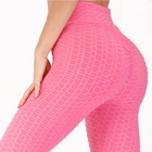 Breathable Jacquard Women Leggings Hot Sale Colorful Jacquard Yoga Workout Pants Scrunch Butt Leggings For Women Fitness