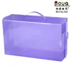 PP Plastic Portable Men's Transparent Color Shoe Box