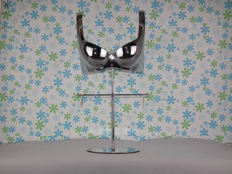 EMB-006PS  Chrome plated bra show hangers_201