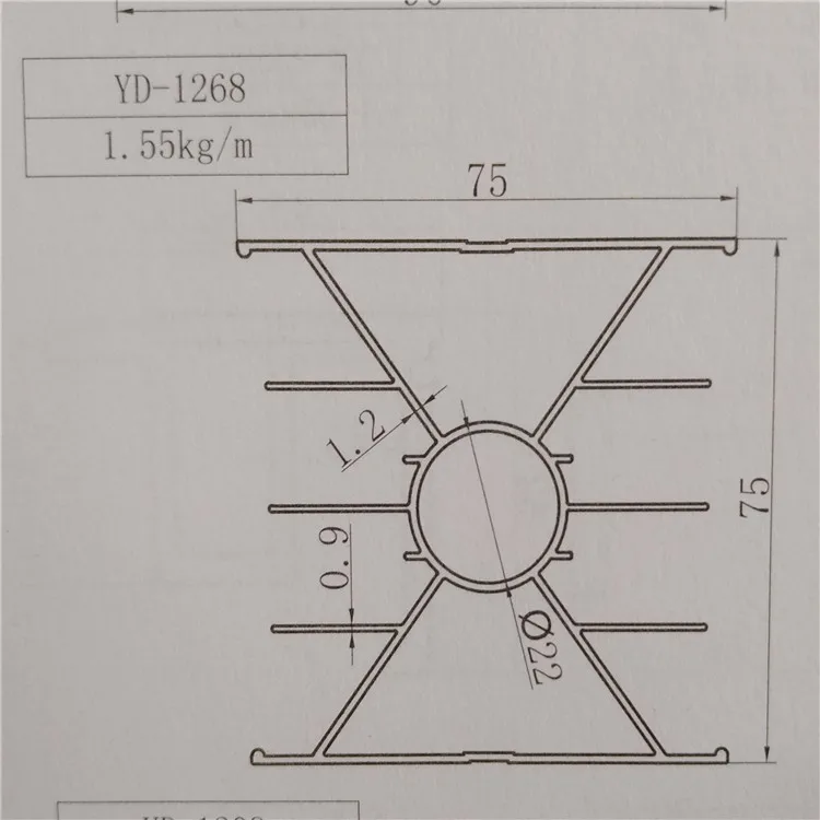 this is aluminum profile of machining center