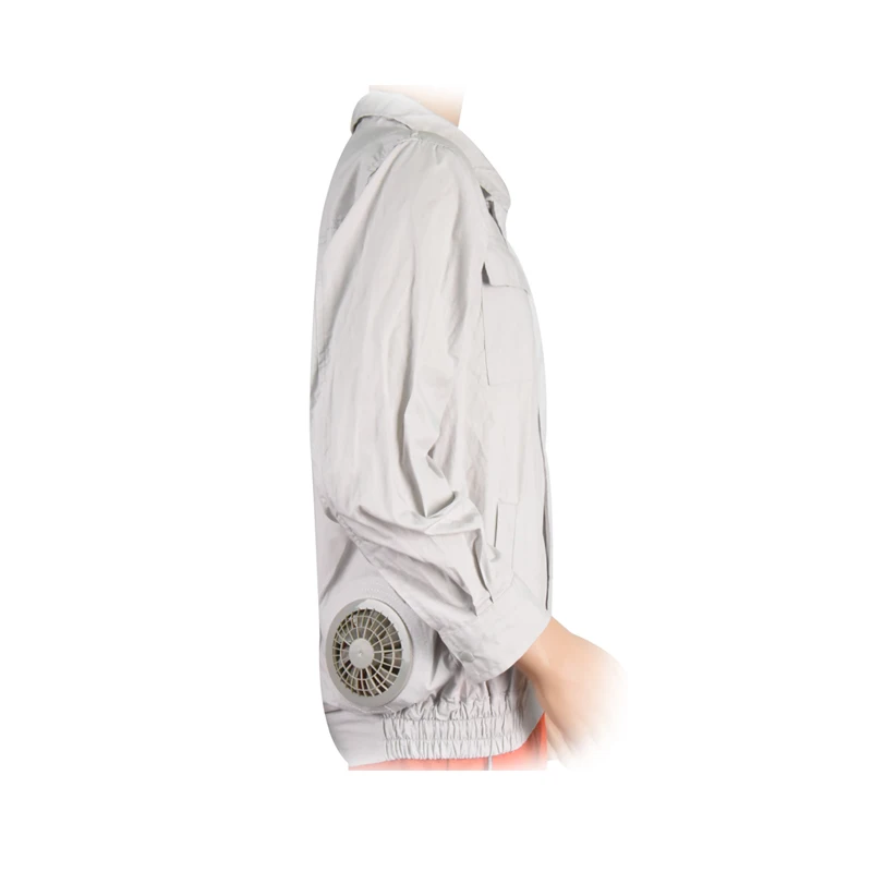 2019 new summer air conditioning clothes with fan cooling workwear jacket operated by usb power bank, Grey
2019 new summer air conditioning clothes with fan cooling workwear jacket operated by usb power bank, Grey