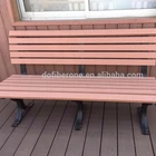 UV protection outdoor water proof wooden plastic composites park WPC bench