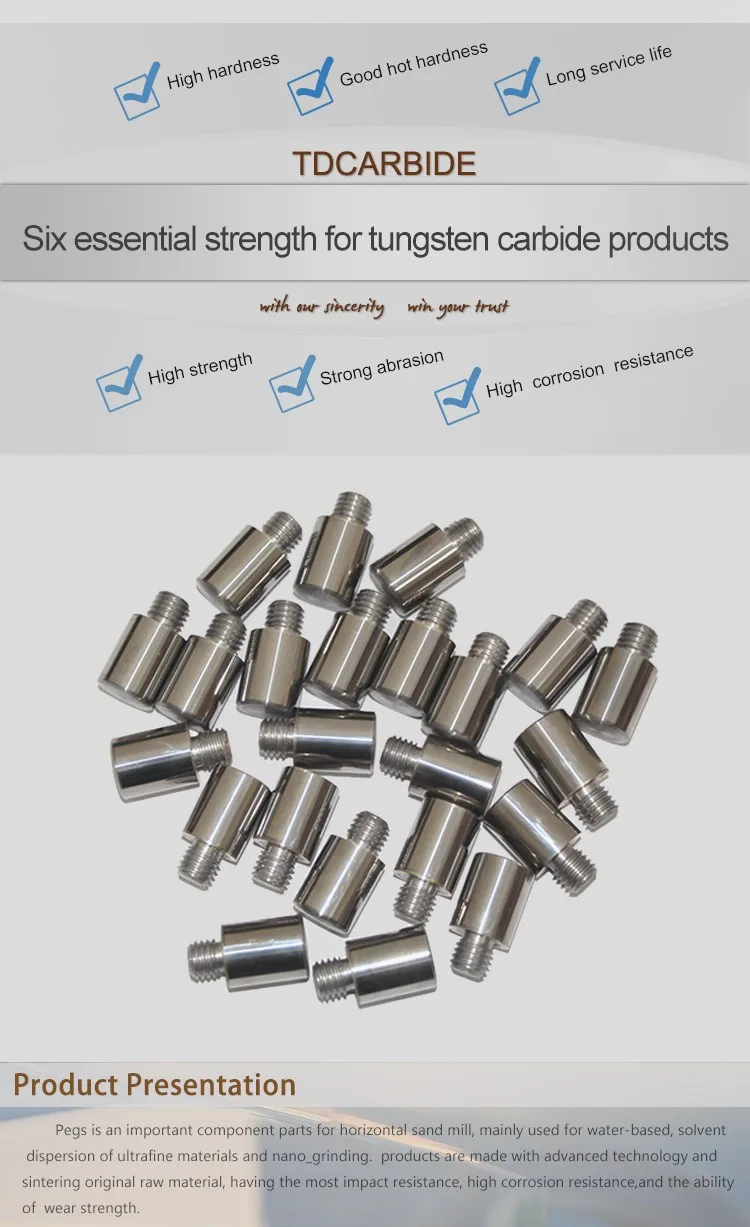 Dowel Pin,Tungsten Carbide Pegs For Sand Mill Machine Buy Dowel Pin