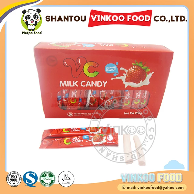 china product best price sweet vc fruit chewy milk candy