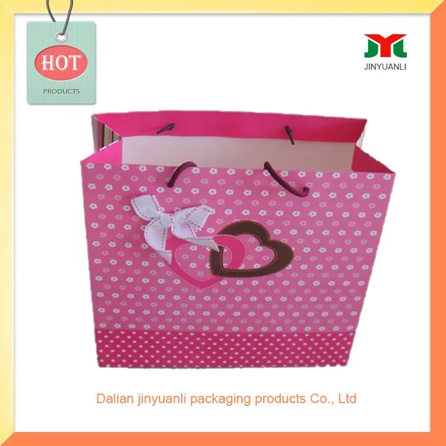 2016 high quality custom paper bag/paper gift bag/craft paper