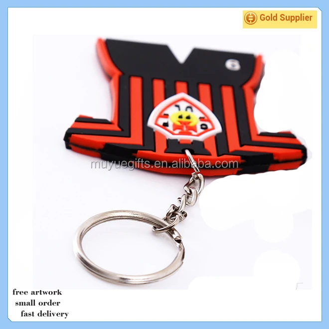 t-shirt shaped cheaper gift rubber keychains custom 3d soft pvc