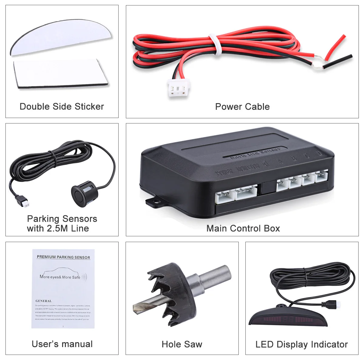 Led Display Parking Lot Sensor Work Automatically Parking Sensor - ANKUX.COM