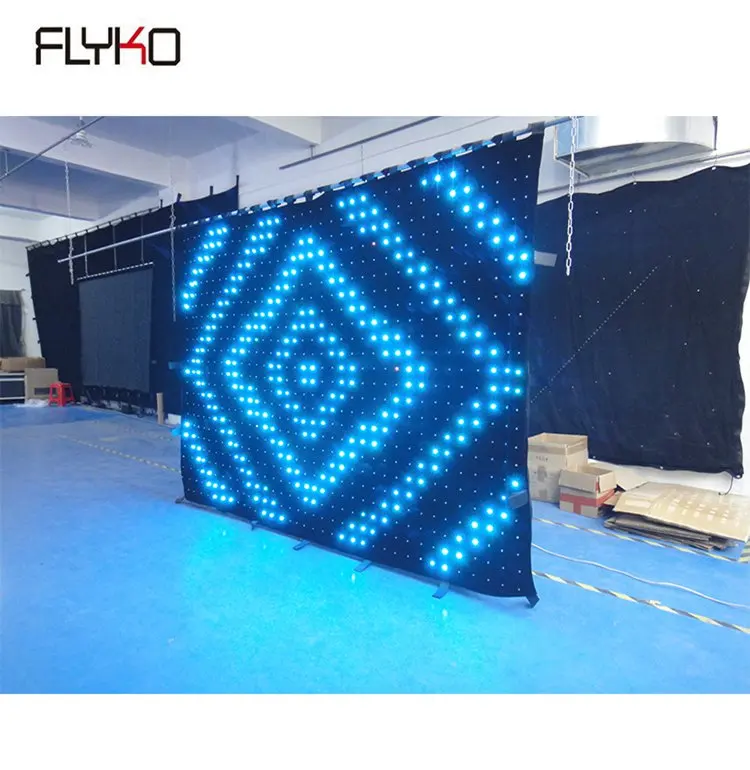 2m high x 3m width P80mm tv show soft flexible hot stage used video display vision curtain, Full color
2m high x 3m width P80mm tv show soft flexible hot stage used video display vision curtain, Full color