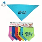 bandana factory supply quality and cheap custom design print triangle pet dog bandana