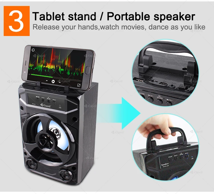 New 2019 trending product pro wireless bluetooths speaker portable speaker with fm - ANKUX.COM