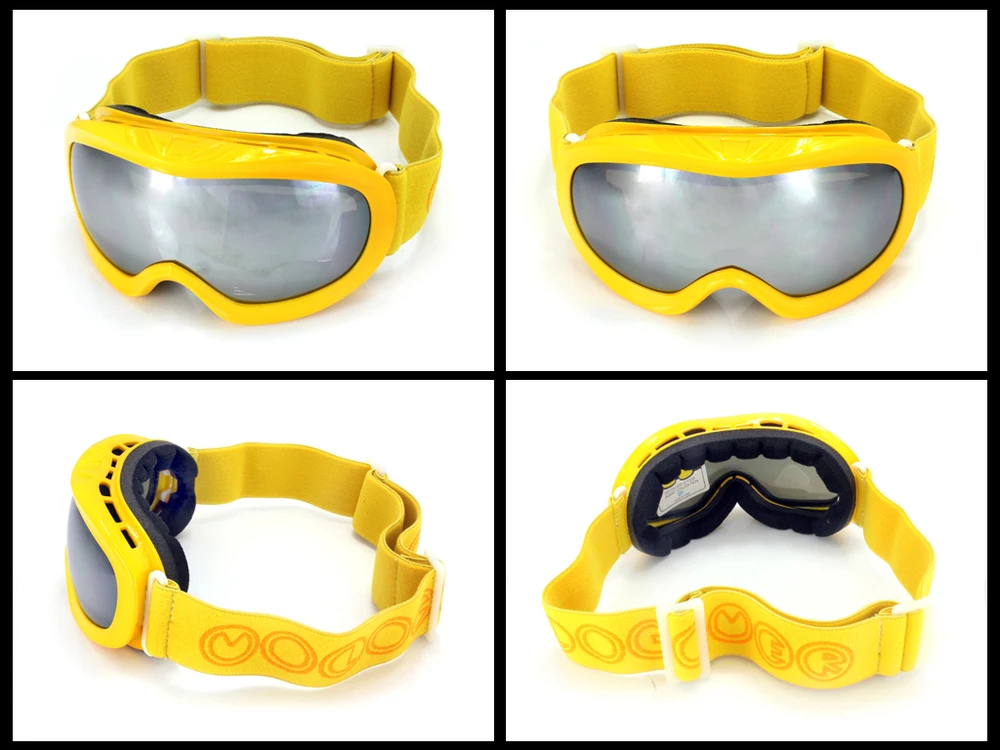 Oem抗- 霧uv400デュアルレンズスキーの眼鏡雪眼鏡スキーゴーグル子供のためのミラーレンズ仕入れ・メーカー・工場