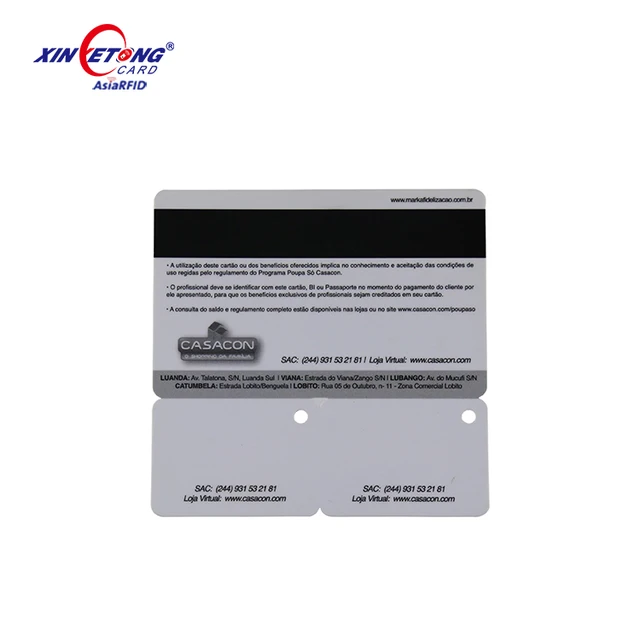 pvc snap off key tags plastic combo loyalty cards