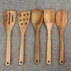 wooden kitchen cooking utensils, bamboo kitchen utensils set