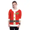 100% Cotton Knitted Red Jumper Custom Ugly Kid Christmas Woman Sweater