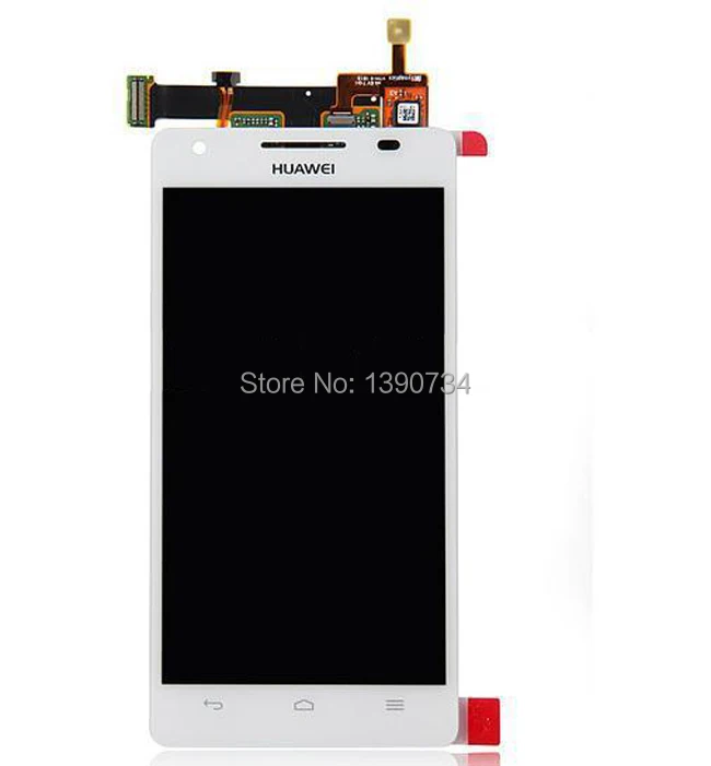 HOT Sale White Original Full LCD Display + Touch Screen Digitizer Glass Assembly For Huawei Honor 3 HN3-U01 Free Shipping