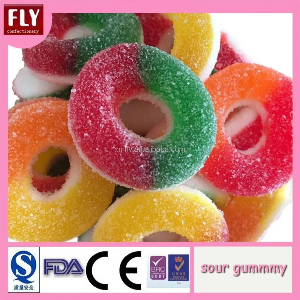 5lb Colorful Ring Sour Soft Jelly Candy Buy Soft Jelly Candy,Jelly