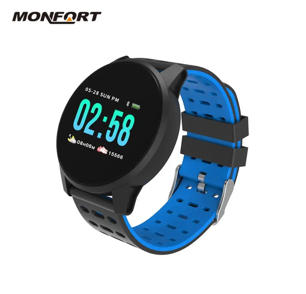 Monfort FB15 Factory 1.3 inch Color Touch Screen Heart Rate Blood Pressure Blood oxygen Sports Mode Smart Bracelet, Black
Monfort FB15 Factory 1.3 inch Color Touch Screen Heart Rate Blood Pressure Blood oxygen Sports Mode Smart Bracelet, Black