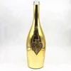 Ace of spades metal label 750ml gold glass champagne wine bottle sparkling wine bottles with cork and shrink capsules