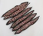 Leopard foam Hair Curlers, Sponge Rollers for Long, Short, Thick & Thin Hair Spiral Curls Hair Free Headband
