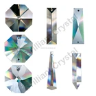 Machine Cut crystal chandelier parts trimming for lamp pendants accessories