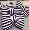 2016 Fashion new design butterfly tie black and white stripe bow knot neck sleep sofa back cushion pillow