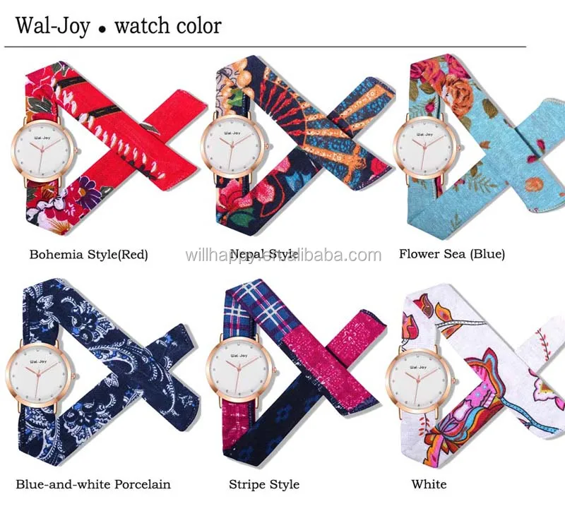 cotton band life waterproof woman quartz watch set size of watc