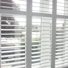 White arch window decorative low budget pvc blinds shades shutters