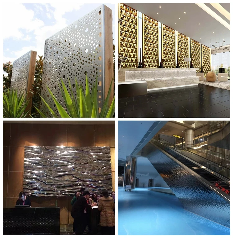 Factory sale mirror polished 4x8 stainless steel 304 sheet for wall panels