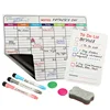 Hot Sale Magnetic Dry Erase Whiteboard Calendar With Magnetic Eraser For Fridge Message Board Soft