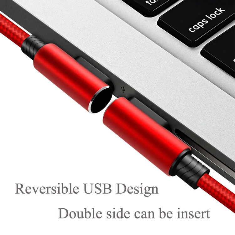 High quality charging new nylon braided 3 in 1 usb cable - ANKUX.COM