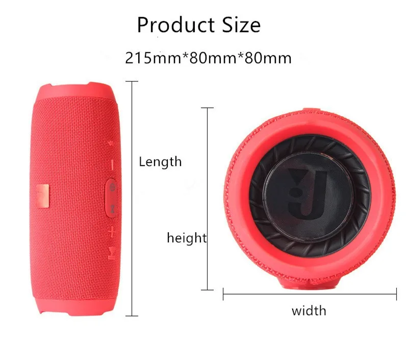 IPX7 Charge 3 waterproof portable wireless bluetooth speaker with outdoor sound - ANKUX.COM