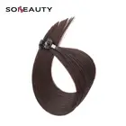 Straight Flat Tip u i Tip Remy Weft Hair Extensions