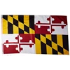 Maryland State Flag 3ft x 5ft Knitted Polyester State Flag Collection Made in China