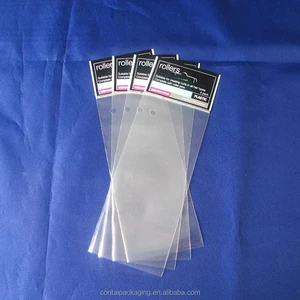 custom polypropylene opp plastic bag header printed /opp poly