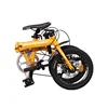 New Model 6 Speed High Carbon Steel Bicycle Folding Cycle Mother Kid Bike Cycle Two Seats Bike