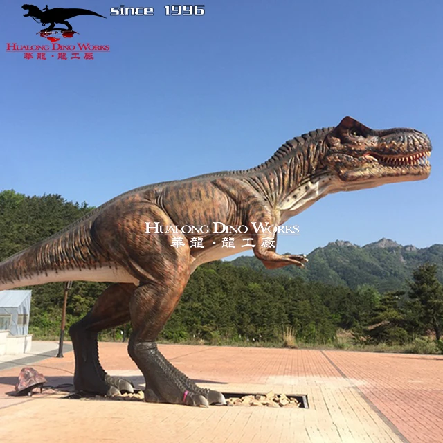 Jurassic Robot Dinosaur Animatronic Big T-Rex Playground Equipments