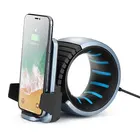 2019 Standing Mobile Phones charge Wireless Charger with LED lamp for iPhone and Samsung
